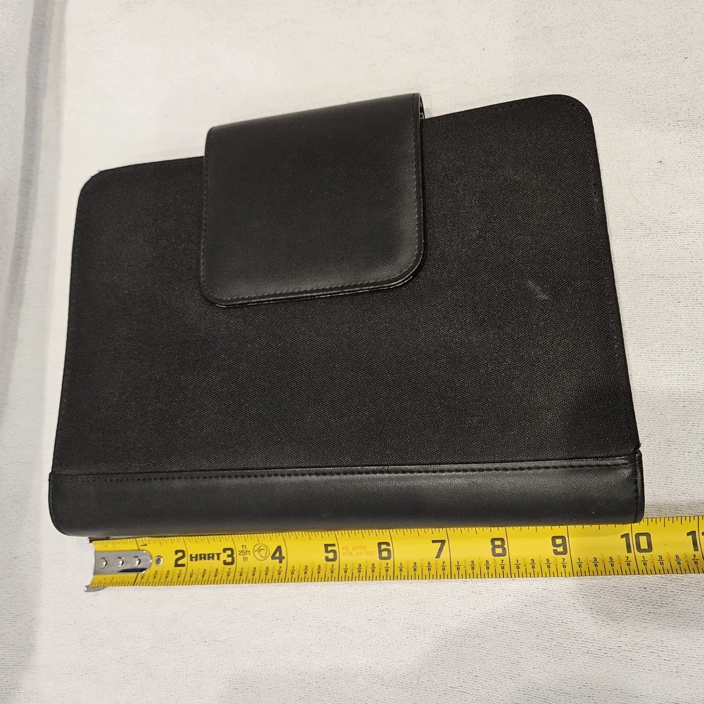 Franklin Covey Black Leather Organizer